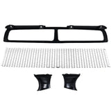 Coolstuffguru Compatible with Impreza Black Headlights+Clear Corner Side Marker Lamps+Mesh ABS Hood Grille