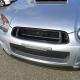 Coolstuffguru Compatible with Subaru Impreza Black Front Hood Aluminum Mesh Grille