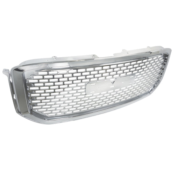 Coolstuffguru Compatible with GMC Yukon Yukon XL Denali Style 1PC Chrome Front Hood Grille