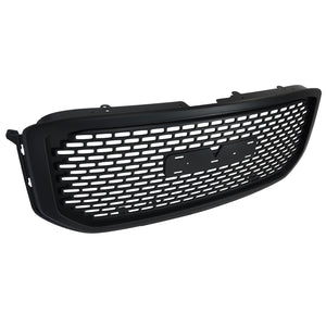 Coolstuffguru Compatible with GMC Yukon Yukon XL Denali Style 1PC Matte Black Front Hood Grille