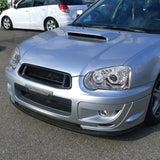 Coolstuffguru Compatible with Subaru Impreza Wrx Sti Jdm Clear Chrome Halo Led Projector Head Lights