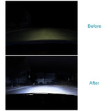 Coolstuffguru Compatible with Grand Cherokee Black Smoke Halo Projector H3 HID 6000K Headlights Kit