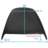 Coolstuffguru Compatible with Ford Mustang Gt Style Front Hood Scoop Black