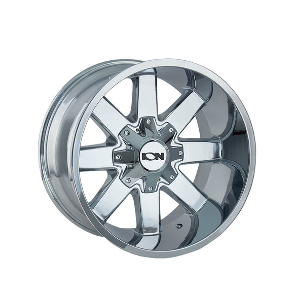 1 X ION 141 17X9 6-135/6-139.7 106 Hub 18 Offset Chrome Wheel Rim