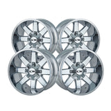 1 X ION 141 17X9 6-135/6-139.7 106 Hub 18 Offset Chrome Wheel Rim
