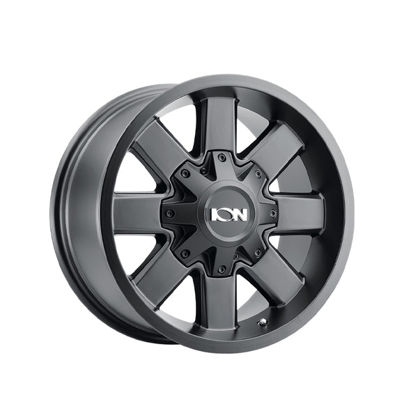 1 X ION 141 18X9 5-127/5-139.7 87.1 Hub 18 Offset Black Wheel Rim