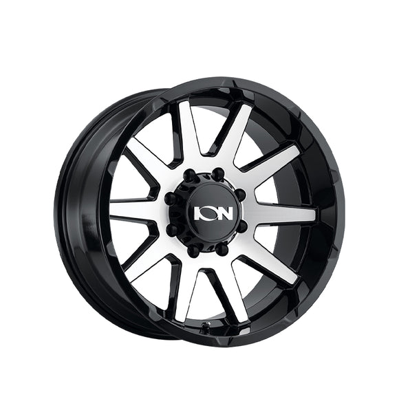 1 X ION 143 20X10 6-135 87.1 Hub -19 Offset Black Wheel Rim