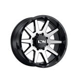 1 X ION 143 20X10 6-135 87.1 Hub -19 Offset Black Wheel Rim