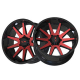 1 X ION 143 20X9 8-180 124.2 Hub 18 Offset Black Wheel Rim