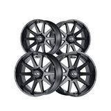 1 X ION 143 17X9 6-135 87.1 Hub 25 Offset Black Wheel Rim
