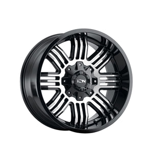 1 X ION 144 20X9 6-135/6-139.7 106 Hub 18 Offset Black Wheel Rim