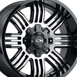 1 X ION 144 20X9 6-135/6-139.7 106 Hub 18 Offset Black Wheel Rim