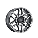 1 X ION 146 20X10 5-127 78.1 Hub -19 Offset Black Wheel Rim