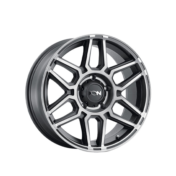 1 X ION 146 20X9 8-170 125.2 Hub 0 Offset Black Wheel Rim