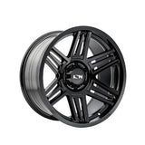 1 X ION 147 20X10 6-135 87 Hub -19 Offset Black Wheel Rim
