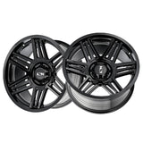1 X ION 147 17X9 8-180 124.1 Hub 0 Offset Black Wheel Rim