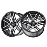 1 X ION 147 20X10 8-165.1 125.2 Hub -19 Offset Black Wheel Rim