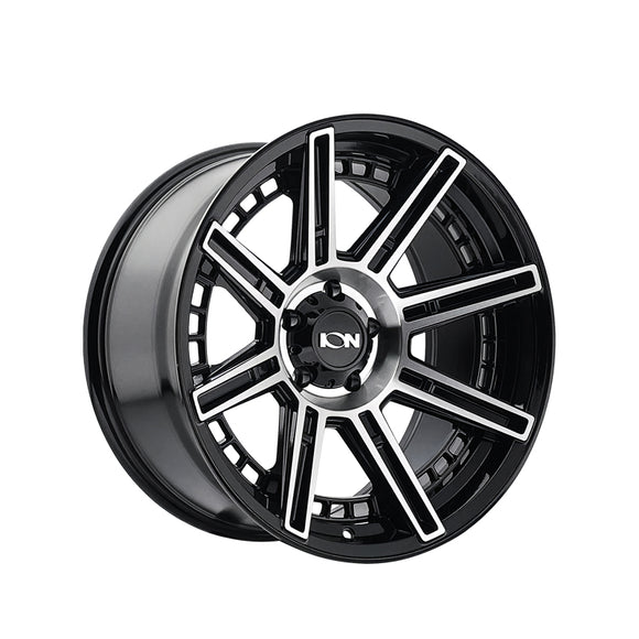1 X ION 149 20X10 6-139.7 106.1 Hub -24 Offset Black Wheel Rim