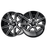 1 X ION 149 20X9 5-127 78.1 Hub -12 Offset Black Wheel Rim