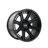 1 X ION 149 20X10 5-127 78.1 Hub -24 Offset Black Wheel Rim