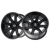 1 X ION 149 20X10 5-127 78.1 Hub -24 Offset Black Wheel Rim