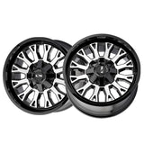 1 X ION 152 20X9 8-170 125.2 Hub 0 Offset Black Wheel Rim