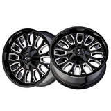 1 X ION 152 20X9 8-165.1 125.2 Hub 0 Offset Black Wheel Rim