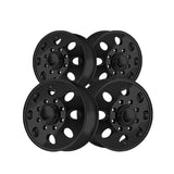 1 X ION 167 17X6.5 8-165.1 130.18 Hub -142 Offset Black Wheel Rim