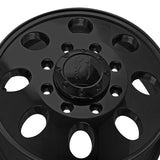 1 X ION 167 17X6.5 8-165.1 130.18 Hub 125.3 Offset Black Wheel Rim