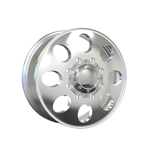 1 X ION 167 17X6.5 8-165.1 130.18 Hub -142 Offset Silver Wheel Rim