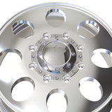 1 X ION 167 17X6.5 8-200 142.2 Hub -142 Offset Silver Wheel Rim