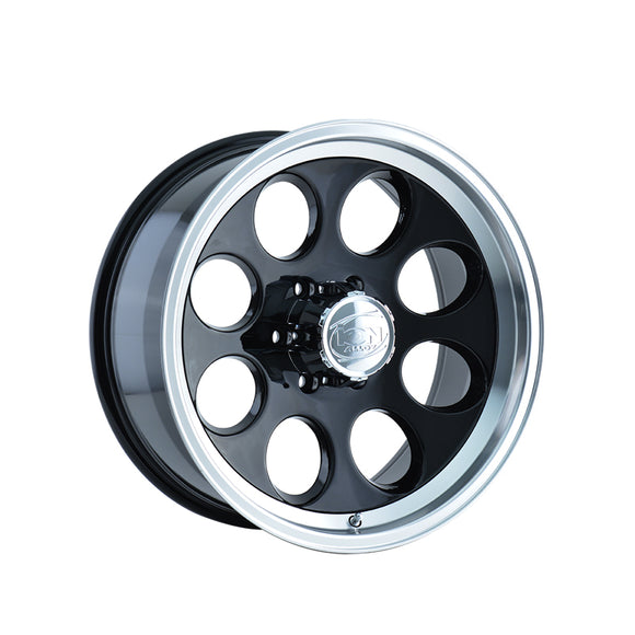 1 X ION 171 17X9 6-139.7 106 Hub 0 Offset Black Wheel Rim