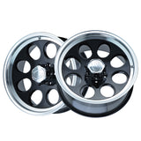 1 X ION 171 15X8 5-139.7 108 Hub -27 Offset Black Wheel Rim
