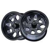 1 X ION 171 15X8 6-139.7 106 Hub -27 Offset Black Wheel Rim