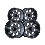 1 X ION 171 17X9 5-127 83.82 Hub -12 Offset Black Wheel Rim