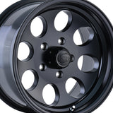 1 X ION 171 16X8 8-165.1 130.8 Hub -5 Offset Black Wheel Rim