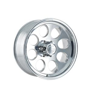 1 X ION 171 16X8 8-170 130.8 Hub -5 Offset Silver Wheel Rim