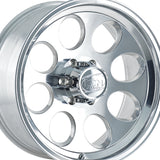 1 X ION 171 15X8 6-139.7 106 Hub -27 Offset Silver Wheel Rim