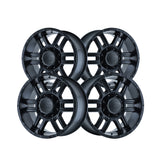 1 X ION 179 16X8 8-165.1 130.8 Hub 10 Offset Black Wheel Rim