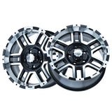 1 X ION 179 17X8 6-127 78.3 Hub 10 Offset Black Wheel Rim