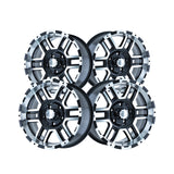 1 X ION 179 18X9 8x170 130.8 Hub 12 Offset Black/Milled Spokes Wheel Rim