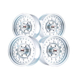 1 X ION 71 15X7 5-127 83.06 Hub -6 Offset Silver Wheel Rim