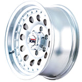 1 X ION 71 15X7 5-127 83.06 Hub -6 Offset Silver Wheel Rim