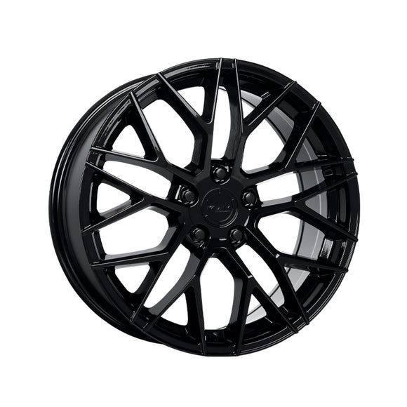 1 X Katana Racing KR01 17X7.5 5X114.3 73.1 Hub 5.82 Offset Glossy Black Wheel Rim