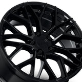 1 X Katana Racing KR01 20x8.5 5x114.3 73.1 Hub 6.32 Offset Glossy Black Wheel Rim