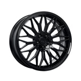 1 X Katana Racing KR05 18X8 5X112 73.1 Hub 6.07 Offset Glossy Black Wheel Rim