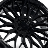 1 X Katana Racing KR05 18x8 5x110/5x114.3 73.1 Hub 6.07 Offset Glossy Black Wheel Rim