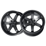 1 X Katana Racing KR08 18X8 5X114.3 73.1 Hub 6.07 Offset Glossy GunMetal Wheel Rim