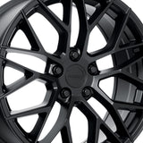 1 X Katana Racing KR01 18X8 5X100 73.1 Hub 6.07 Offset Matte Black Wheel Rim