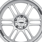 1 X Katana Racing KR02 17X7.5 5X100 73.1 Hub 5.82 Offset Glossy Sliver Wheel Rim